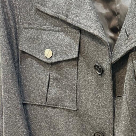 MICHAEL MICHAEL KORS MEN'S DOUBLE BREASTED PEACOAT - Picture 3 of 5